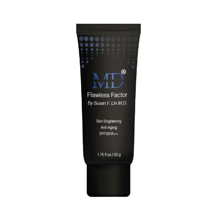 MD Flawless Factor Anti-Aging Cream for Oily Skin, 50g - Korean BB cream with SPF for brightening and skin care benefits.